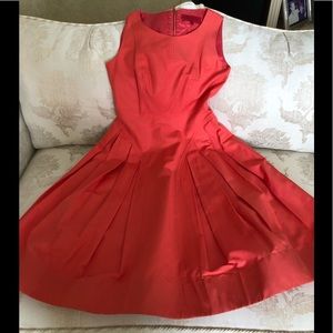 Sinclaire Sleeveless Coral Dress